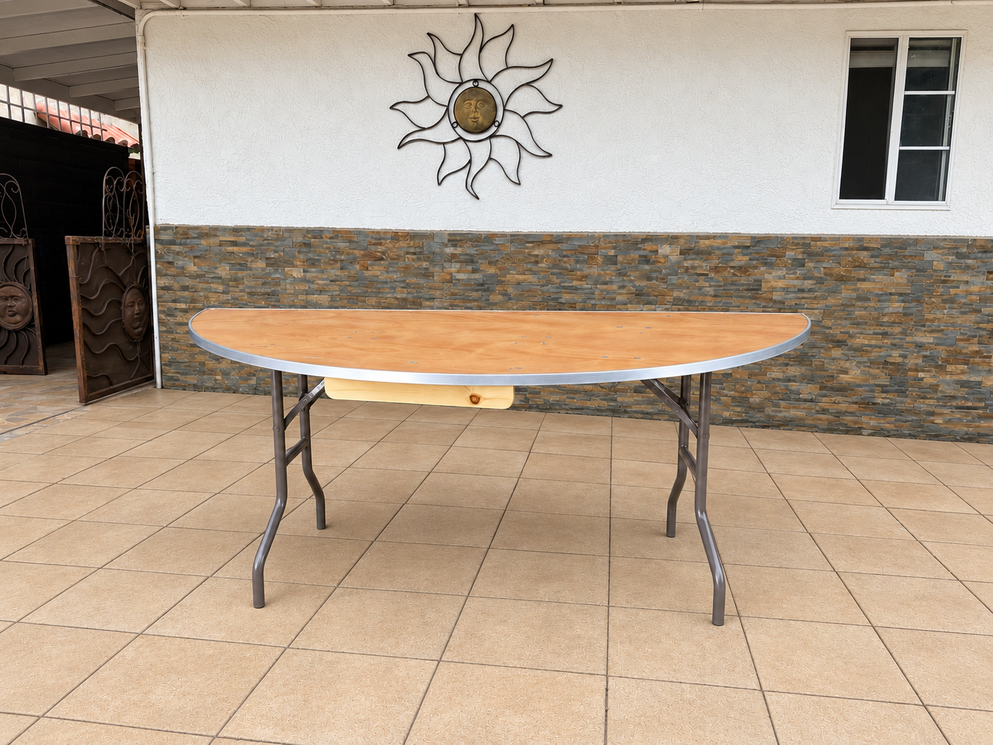 60" Half Moon Table