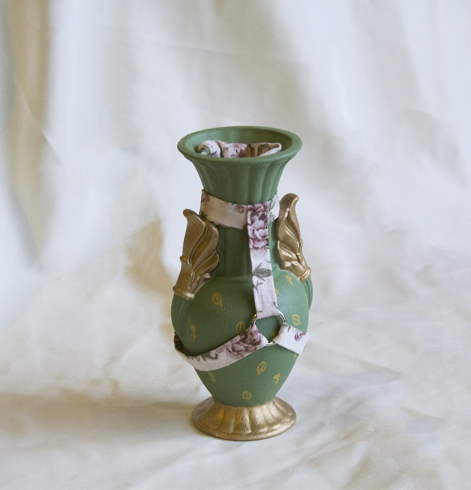Green Harness Vase