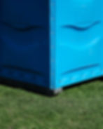 Toilettes portables bleues