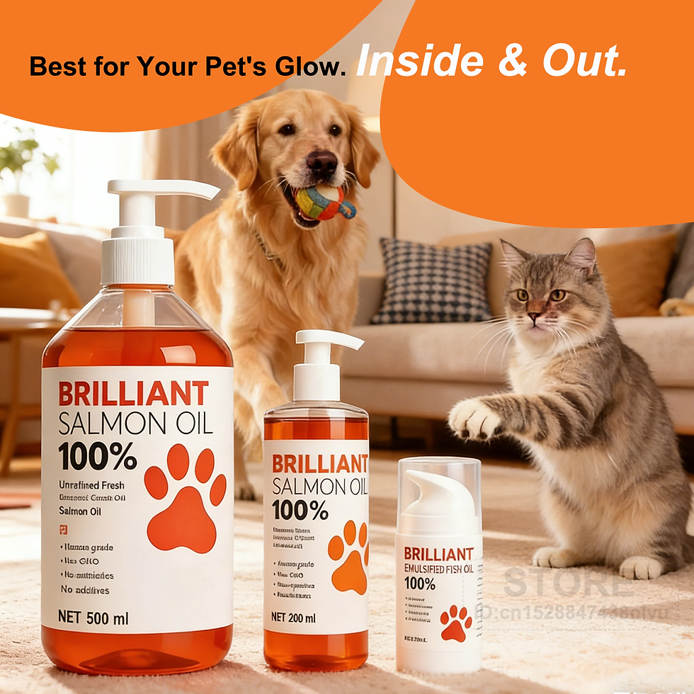 Thumbnail: Superfood Omega-3 Cream – 500ml 200ml 50ml Pet Salmon Oil for Skin & Coat Care