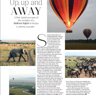 Balloon Safari, Kenya