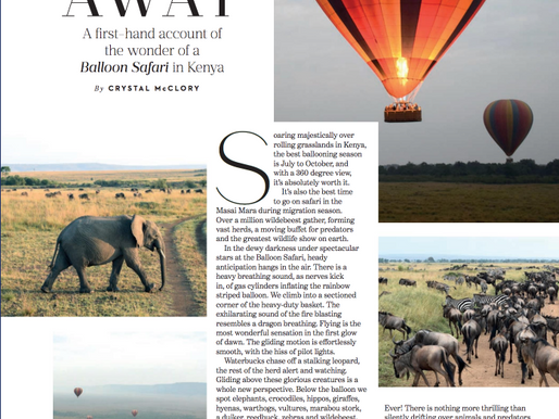 Balloon Safari, Kenya