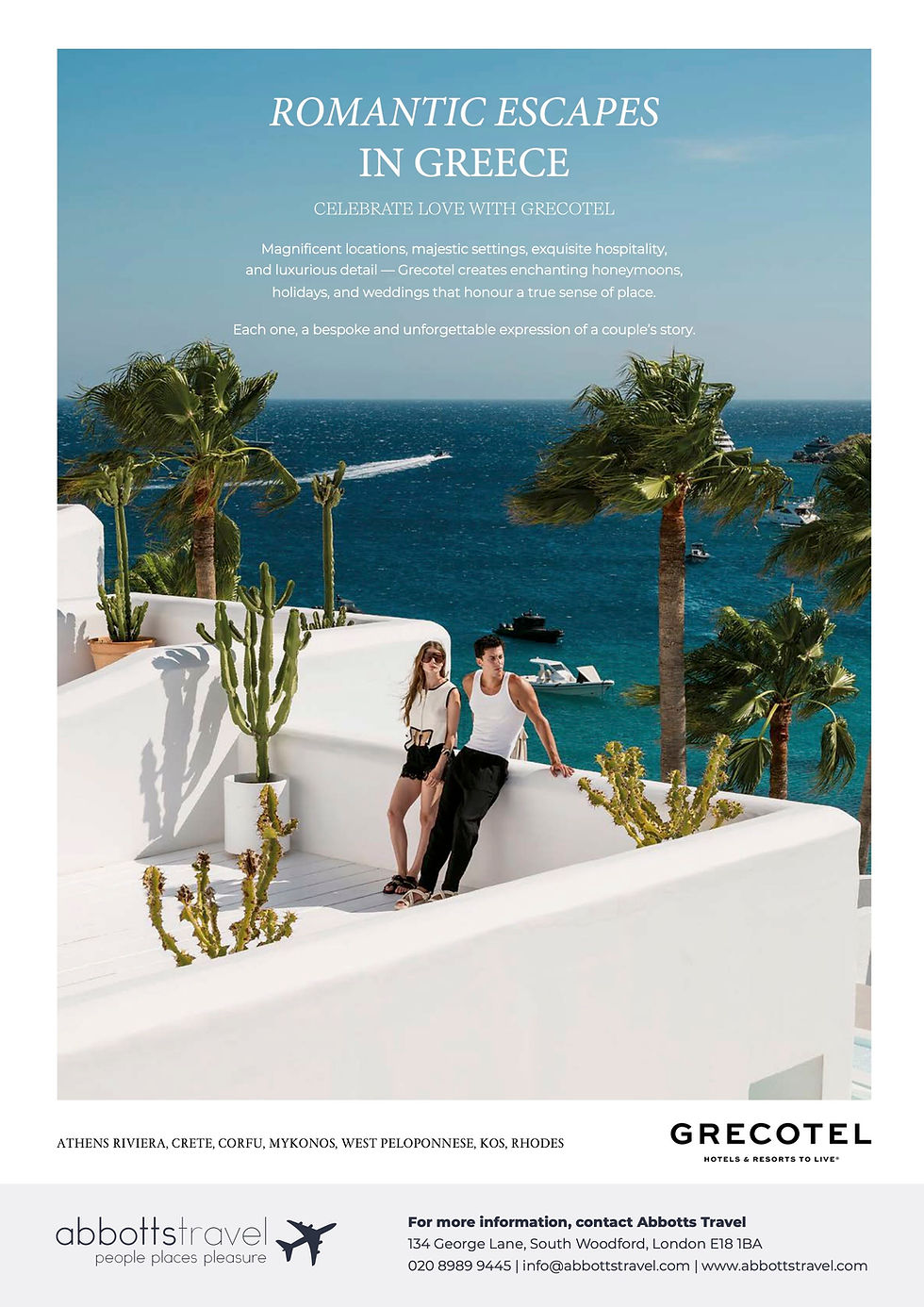 Romantic escapes in Greece with Grecotel