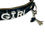 Thumbnail: "Bad Girl" Crystal Collar & Leash, 19"-22"