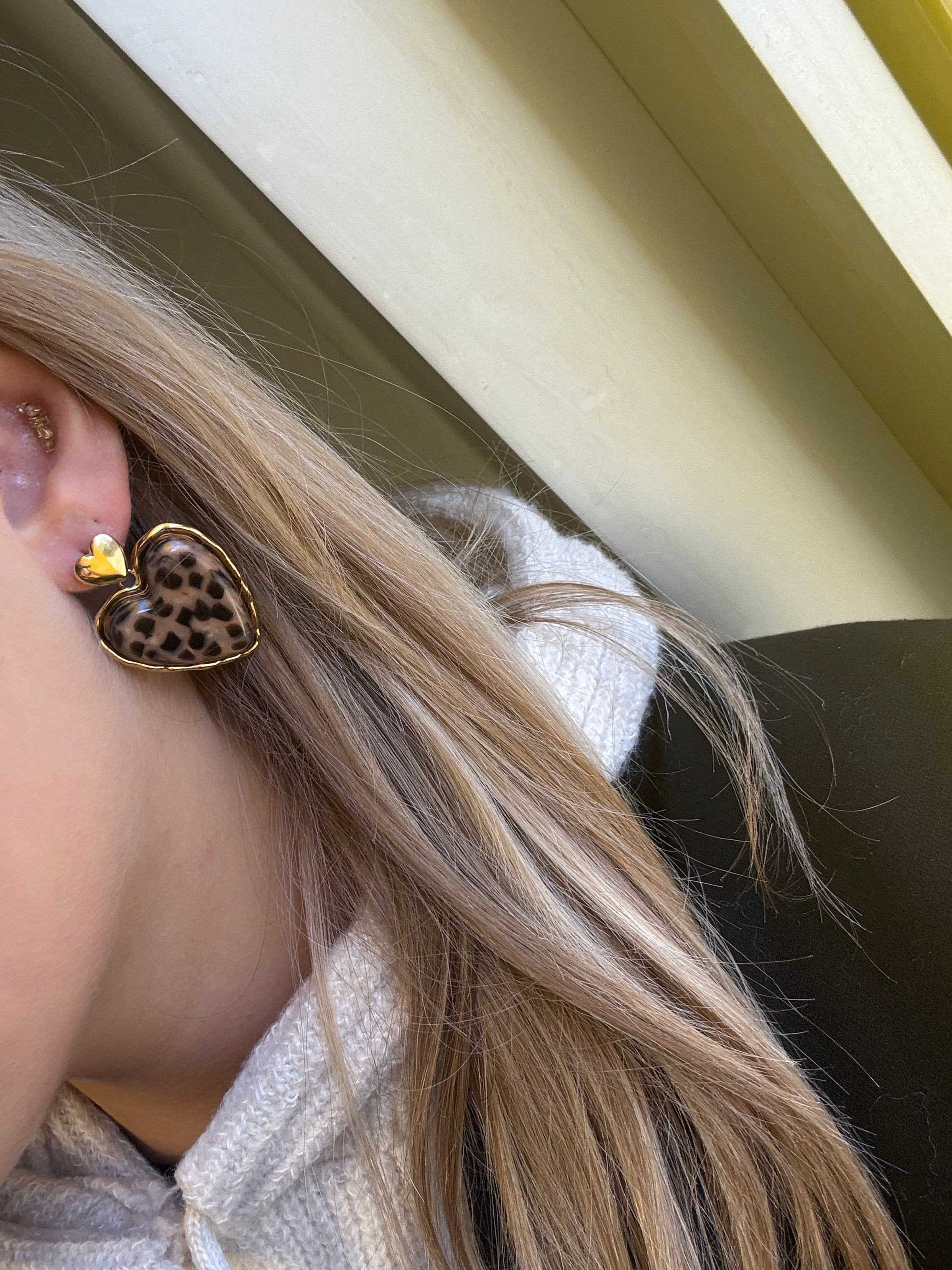 Boucles Laly léopard