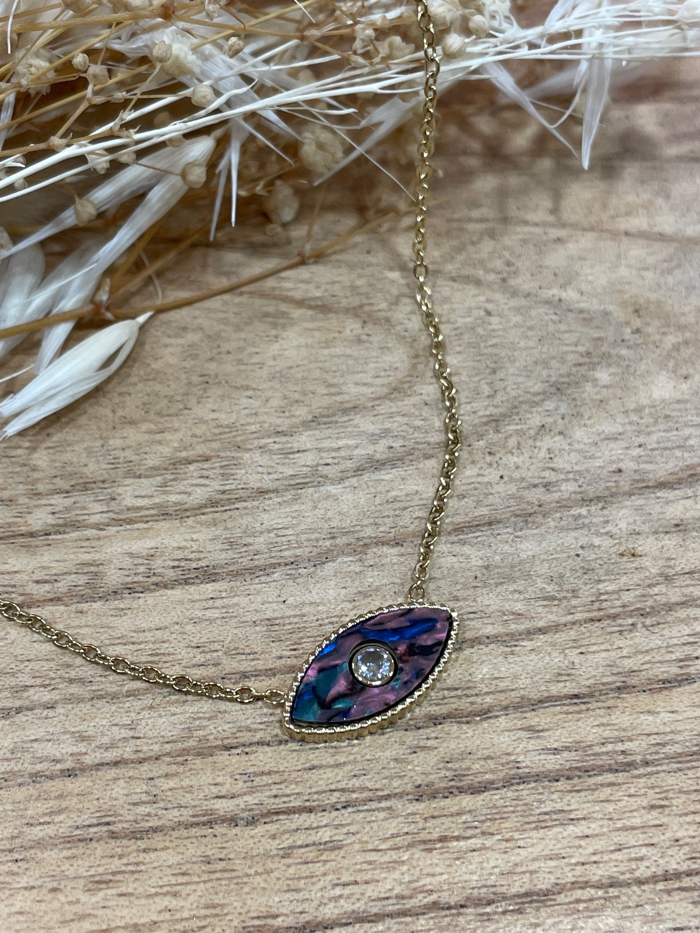 collier Oeil multicolore 