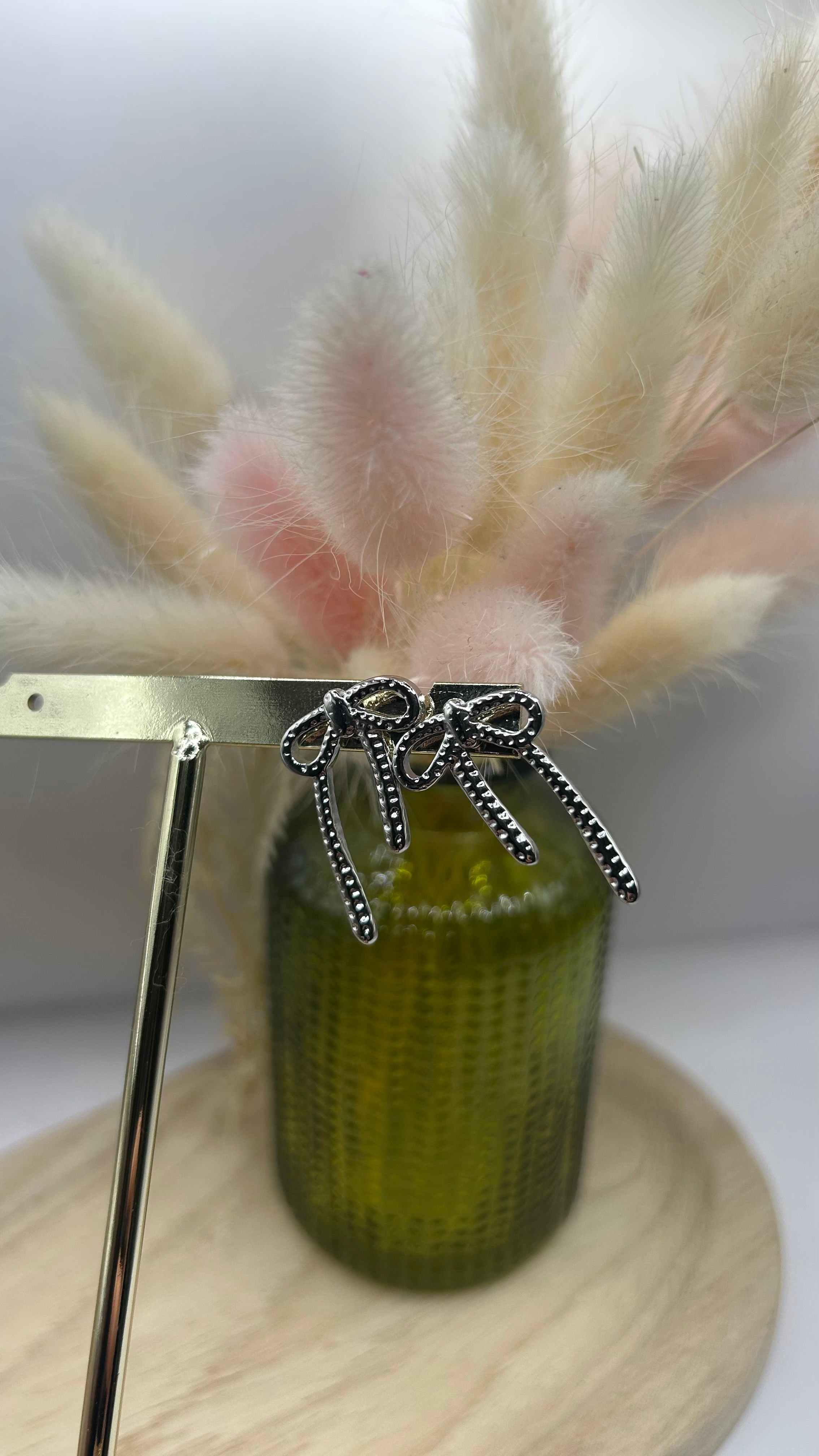 Boucle Noeud argenté