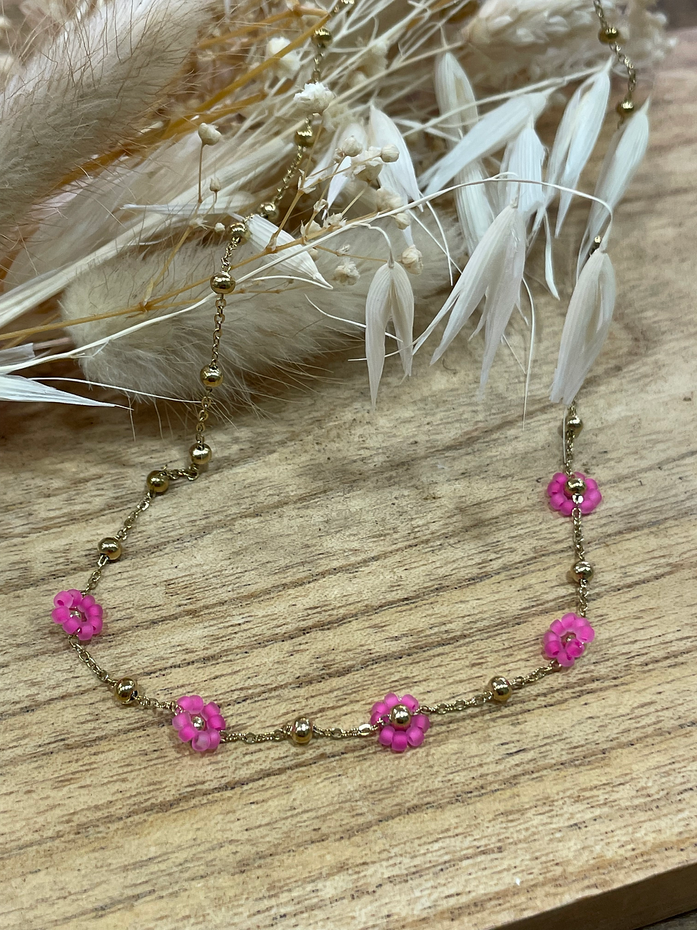 Miniature : Collier Fleur