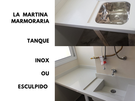 Enquete Tanque Inox ou Esculpido