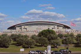 Outside Wanda Metropolitano