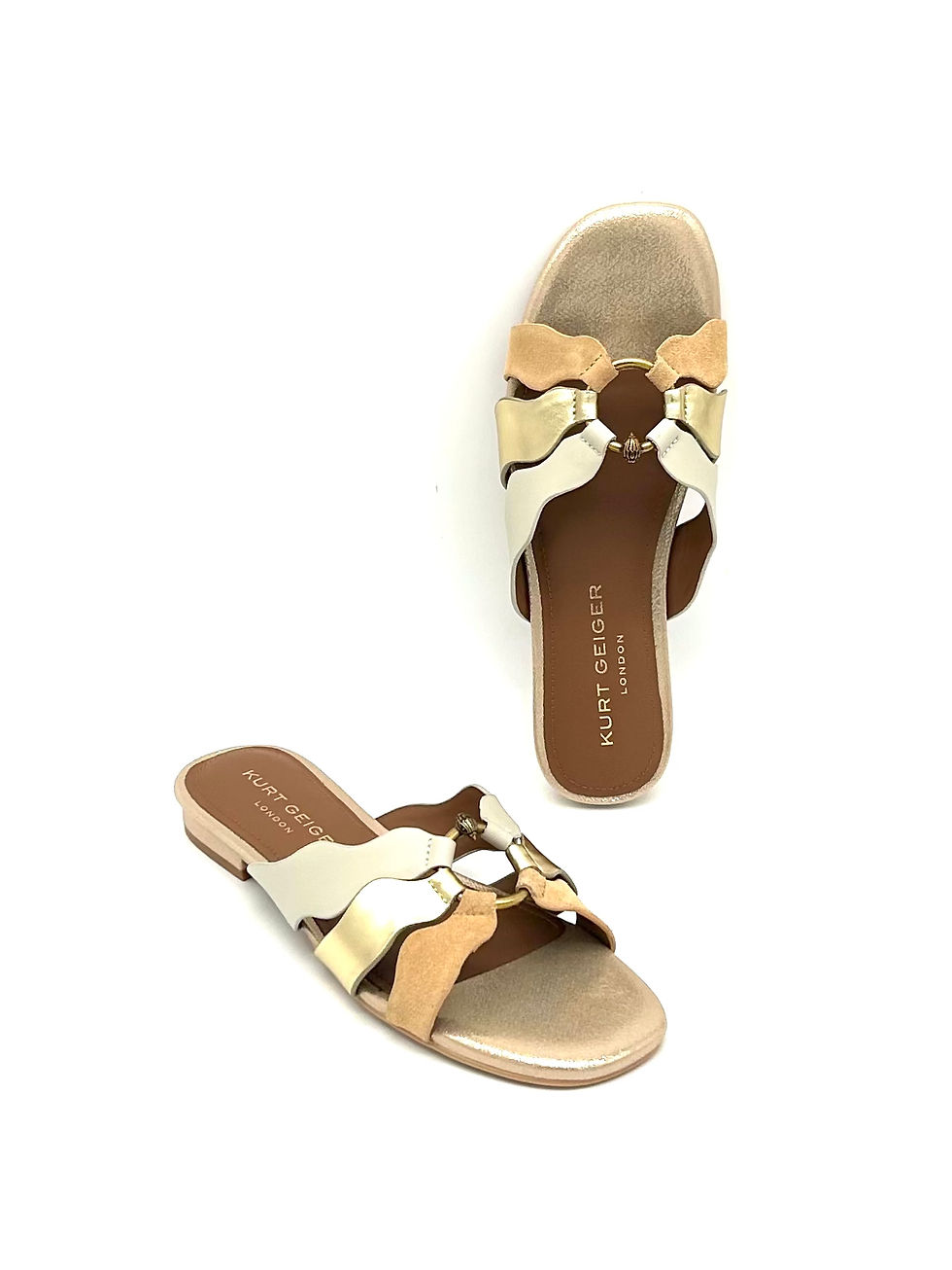 Miniatura: Sandalo Kurt Geiger SUN WAVE Gold Comb