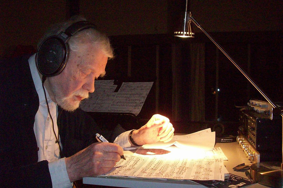 Recording chamber music by Axel Borup-Jørgensen with Esbjerg Ensemble
