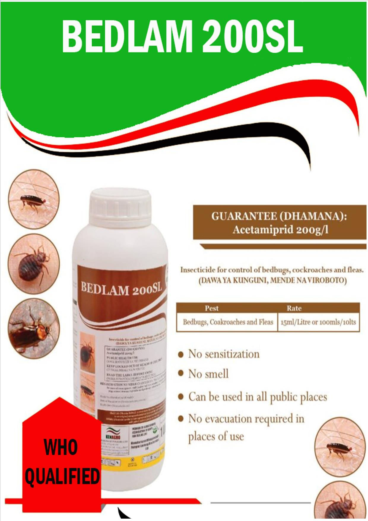 Bedlam 200SL Pesticide 1L