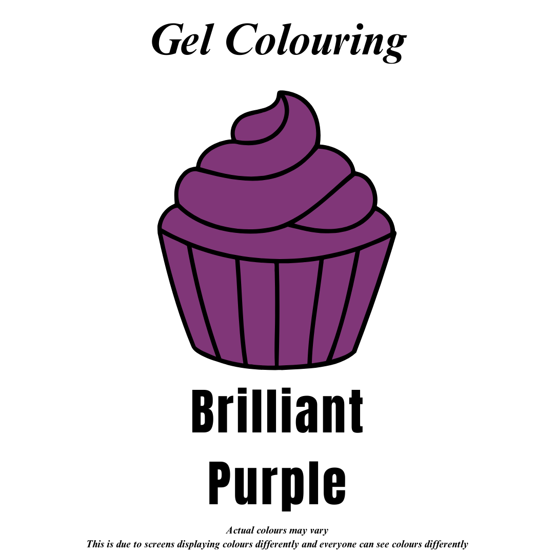 Brilliant Purple Gel Colouring