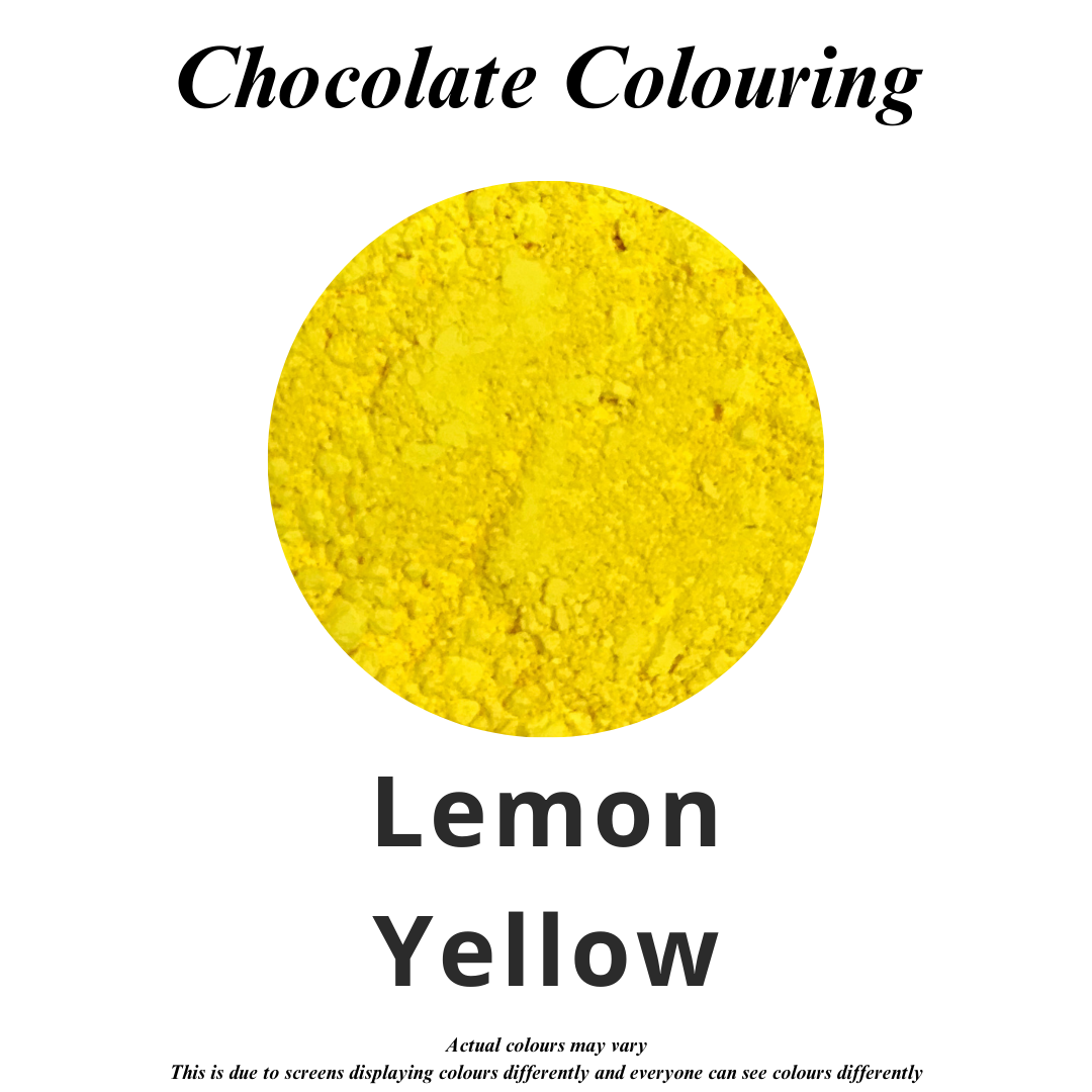 Lemon Yellow Chocolate Colouring