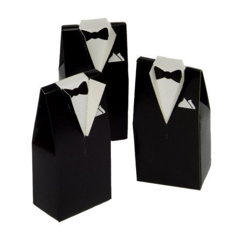 Tuxedo Wedding Box 10's