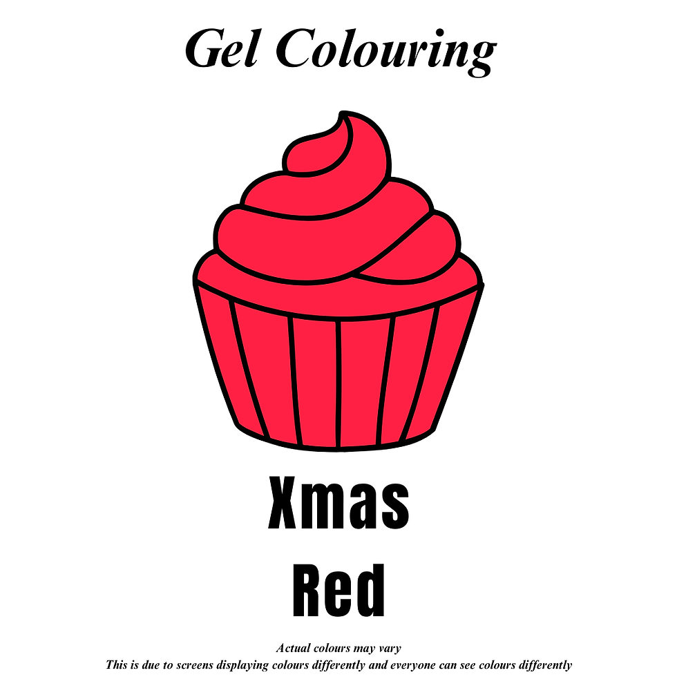 Xmas Red Gel Colouring