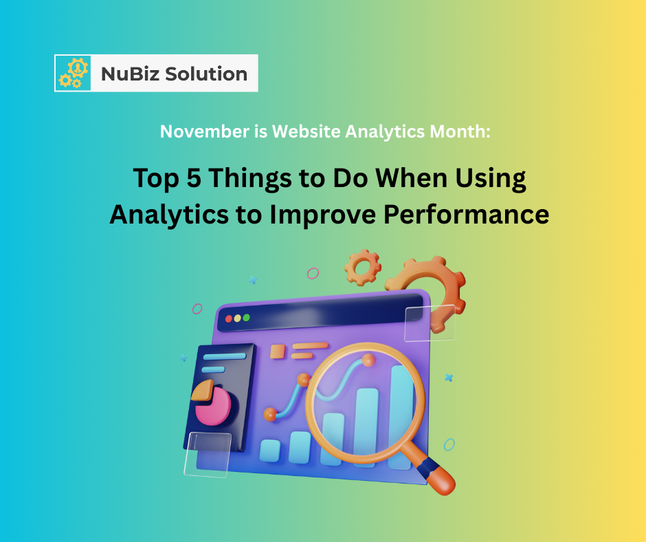 Top 5 Things to Do When Using Analytics to Improve Performance