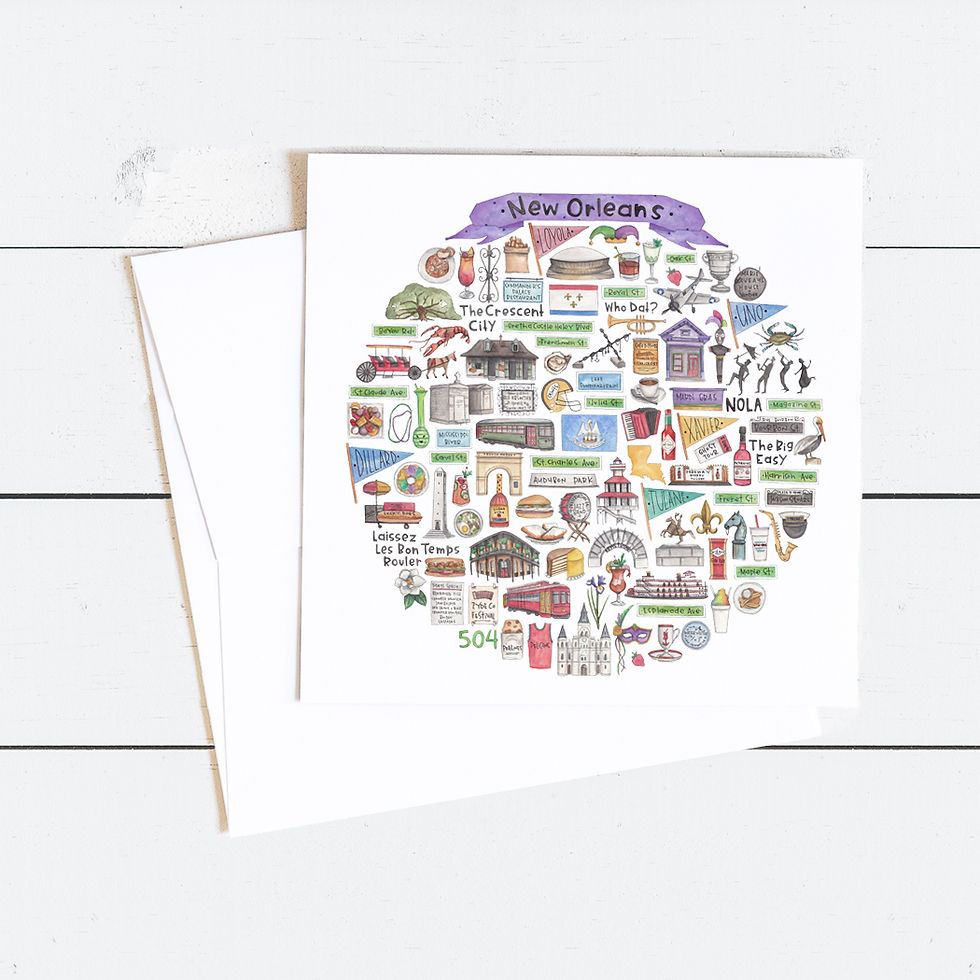 Thumbnail: New Orleans Icon Watercolor