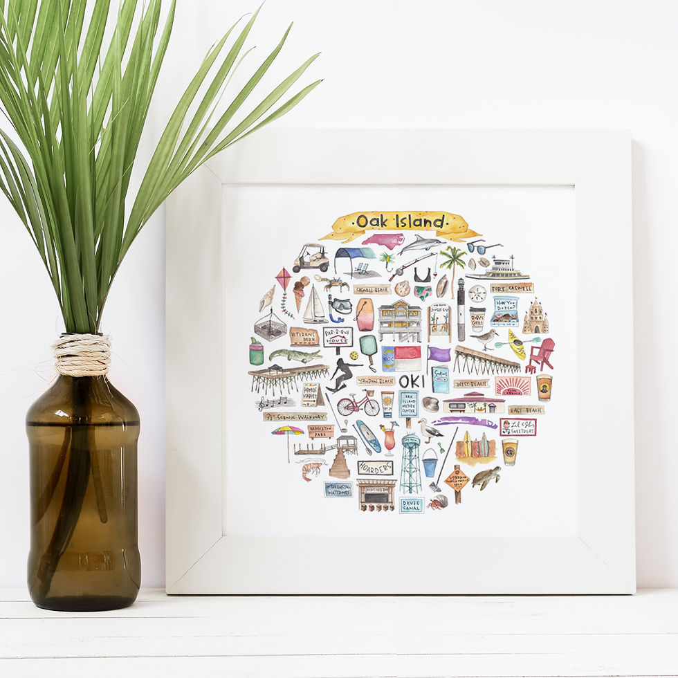 Thumbnail: Oak Island Icon Watercolor