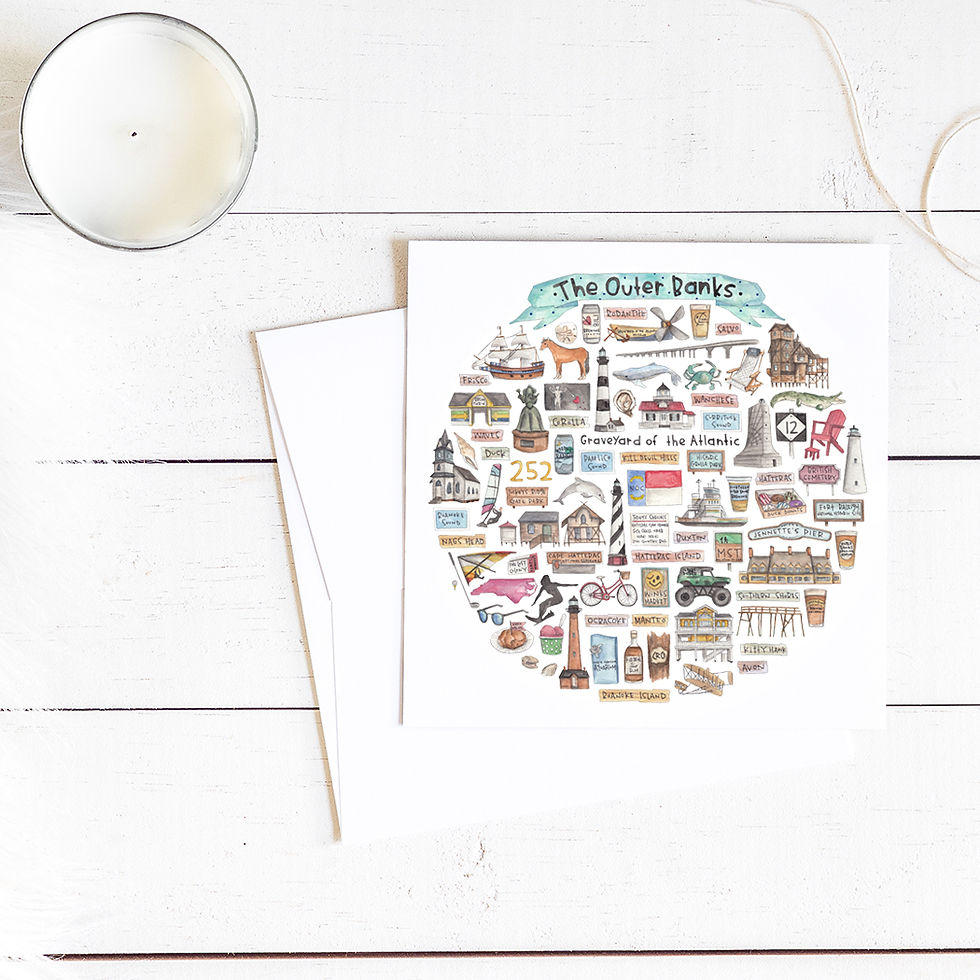 Thumbnail: The Outer Banks Icon Watercolor