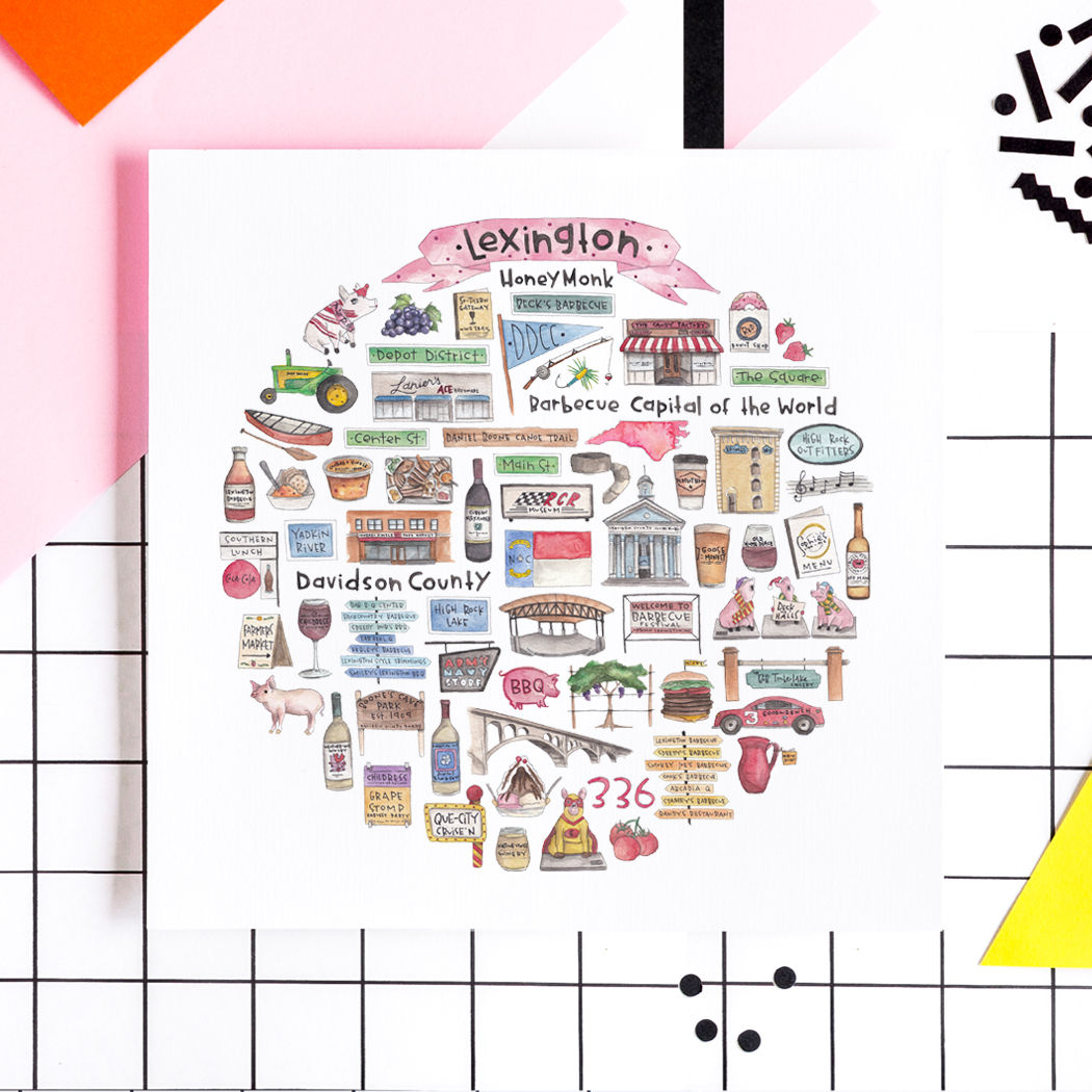 Lexington Icon Watercolor