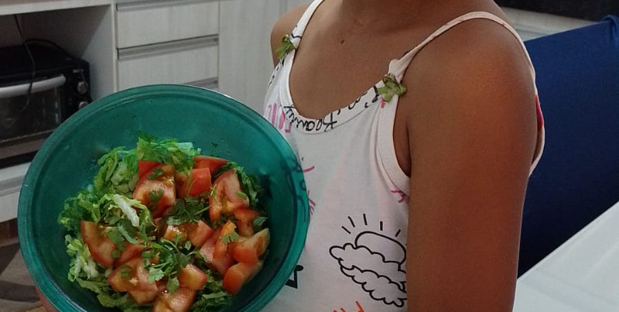 Horta da EM José Juvenil Soares (Goianira - GO).