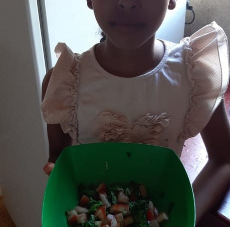 Horta da EM José Juvenil Soares (Goianira - GO).