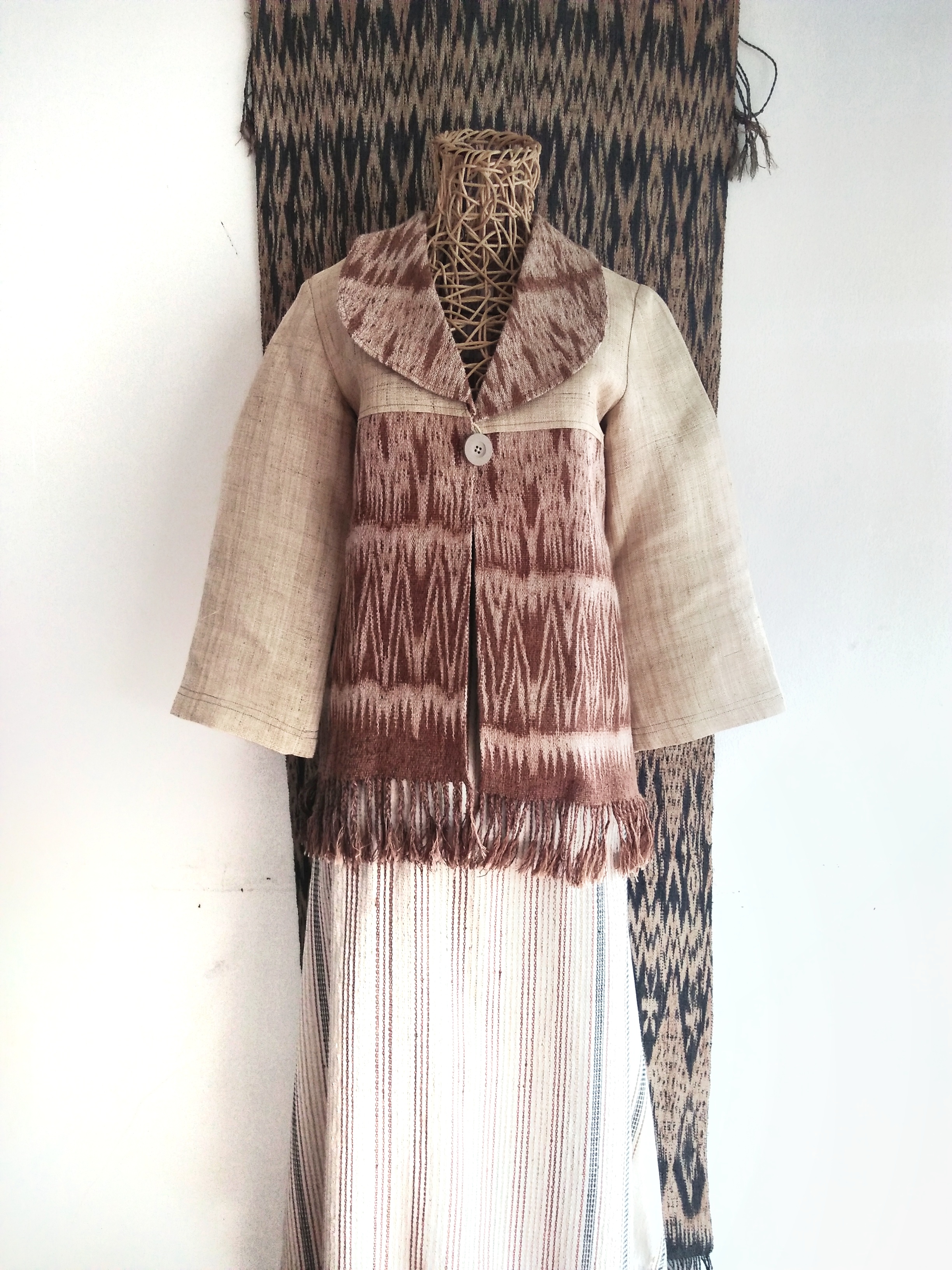 Ikat Short Blazer