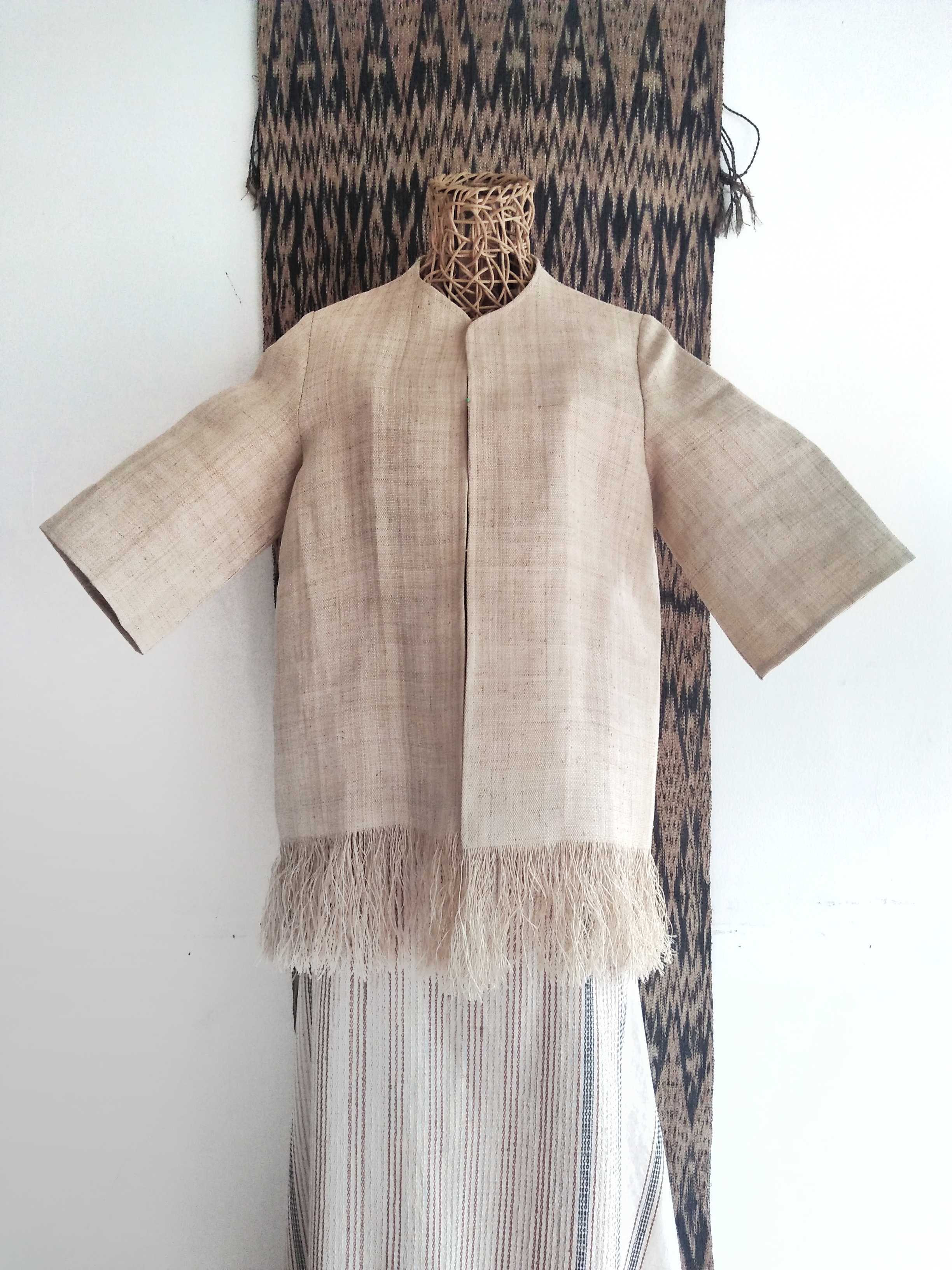 Natural Short Blazer