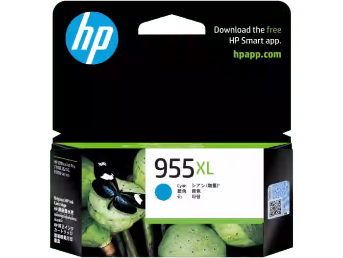 HP 955XL High Yield Cyan Original Ink Cartridge