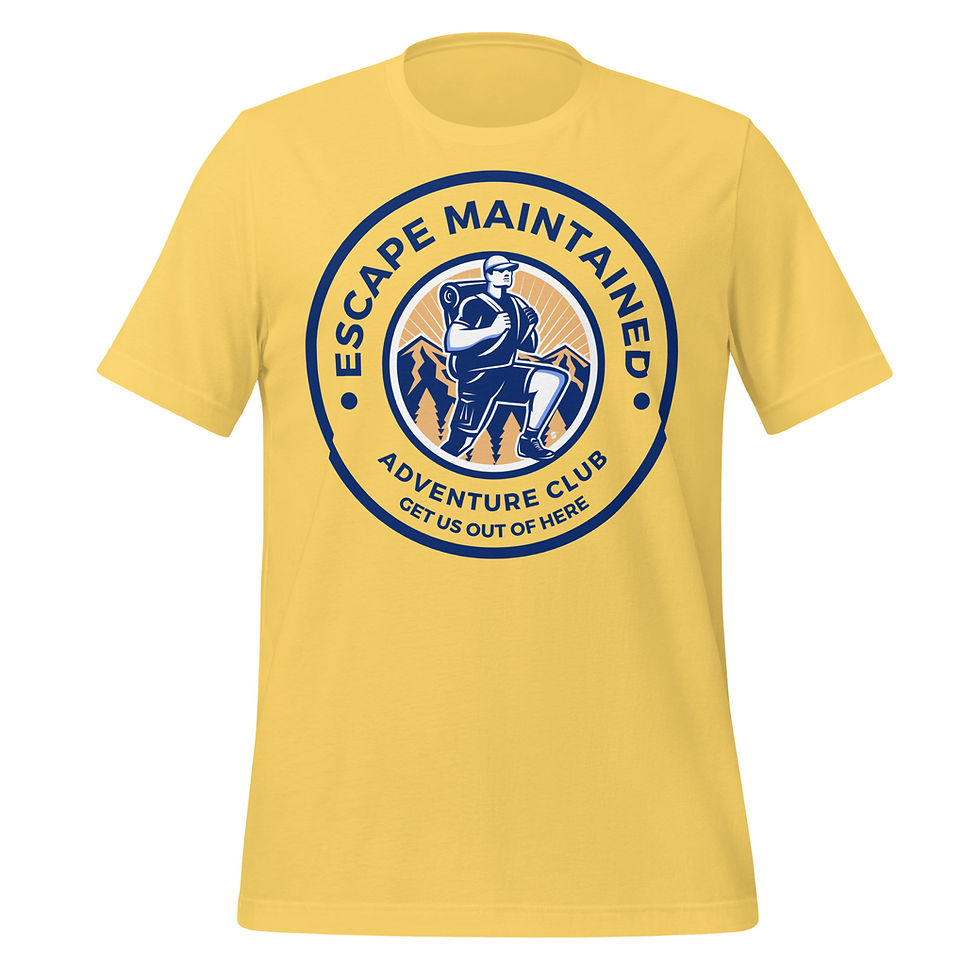 Thumbnail: escape maintained adventure club | unisex t shirt 