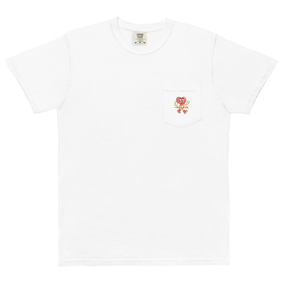 Thumbnail: (mis)behave heart | pocket tee