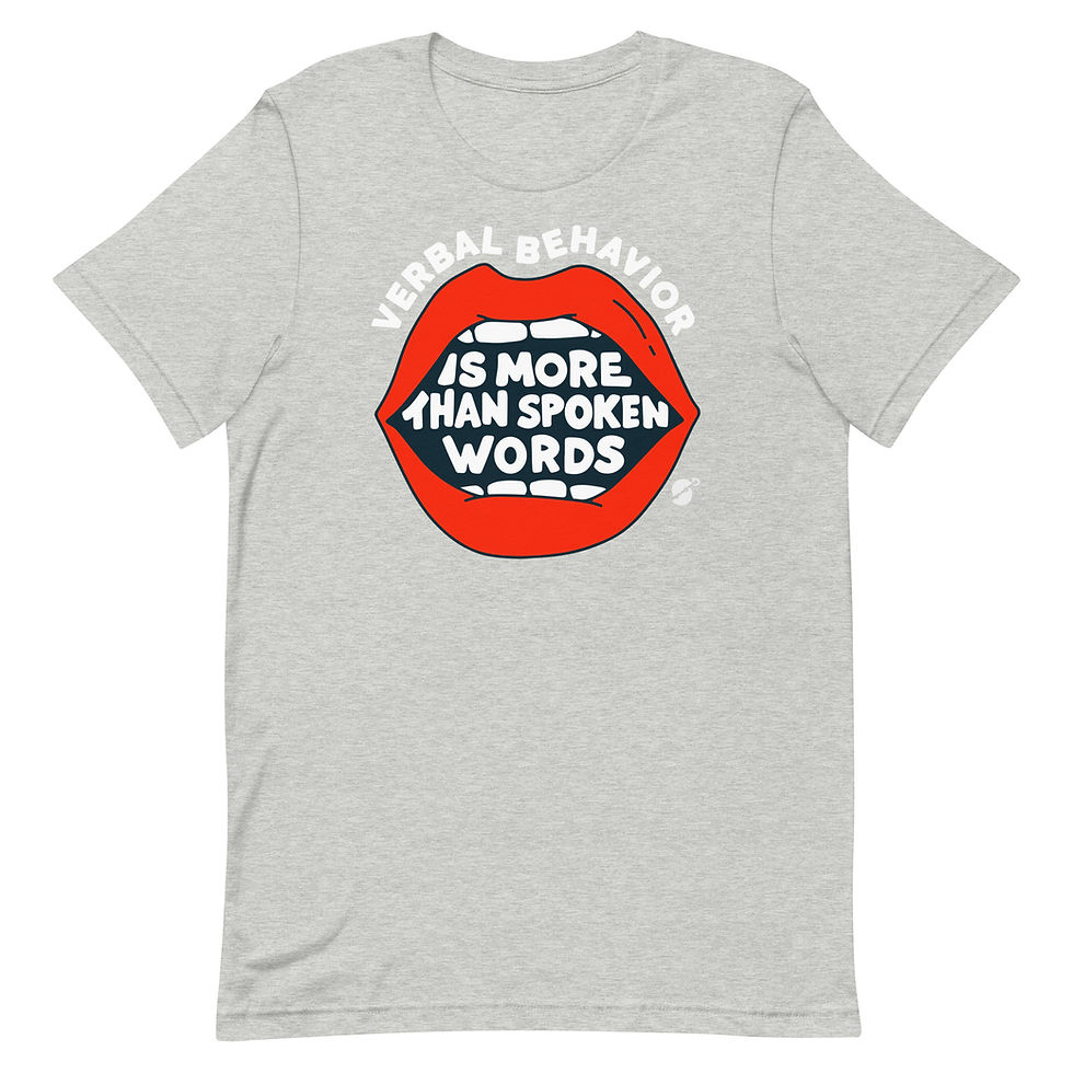 Thumbnail: heathered verbal behavior | unisex tee