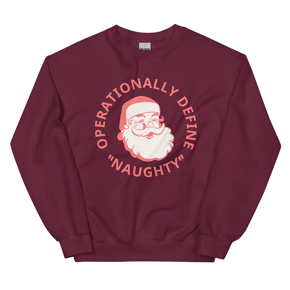 Thumbnail: santa's defintions | unisex sweatshirt