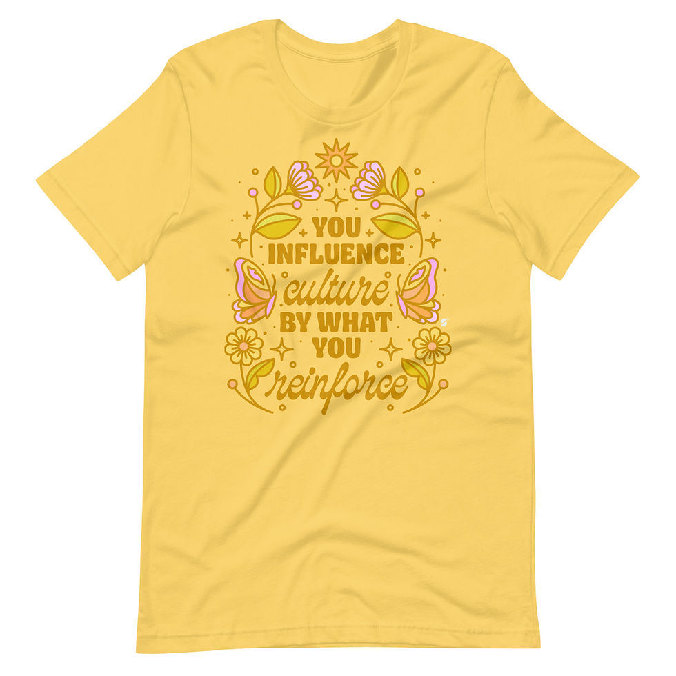 Thumbnail: influence culture | unisex colorful soft style tee