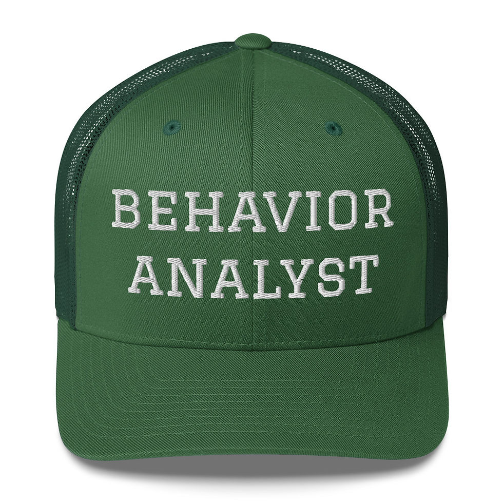 Thumbnail: behavior analyst | trucker cap