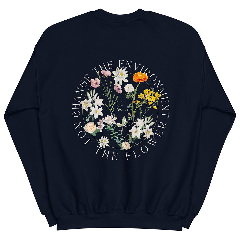 Thumbnail: flowers | unisex crewneck
