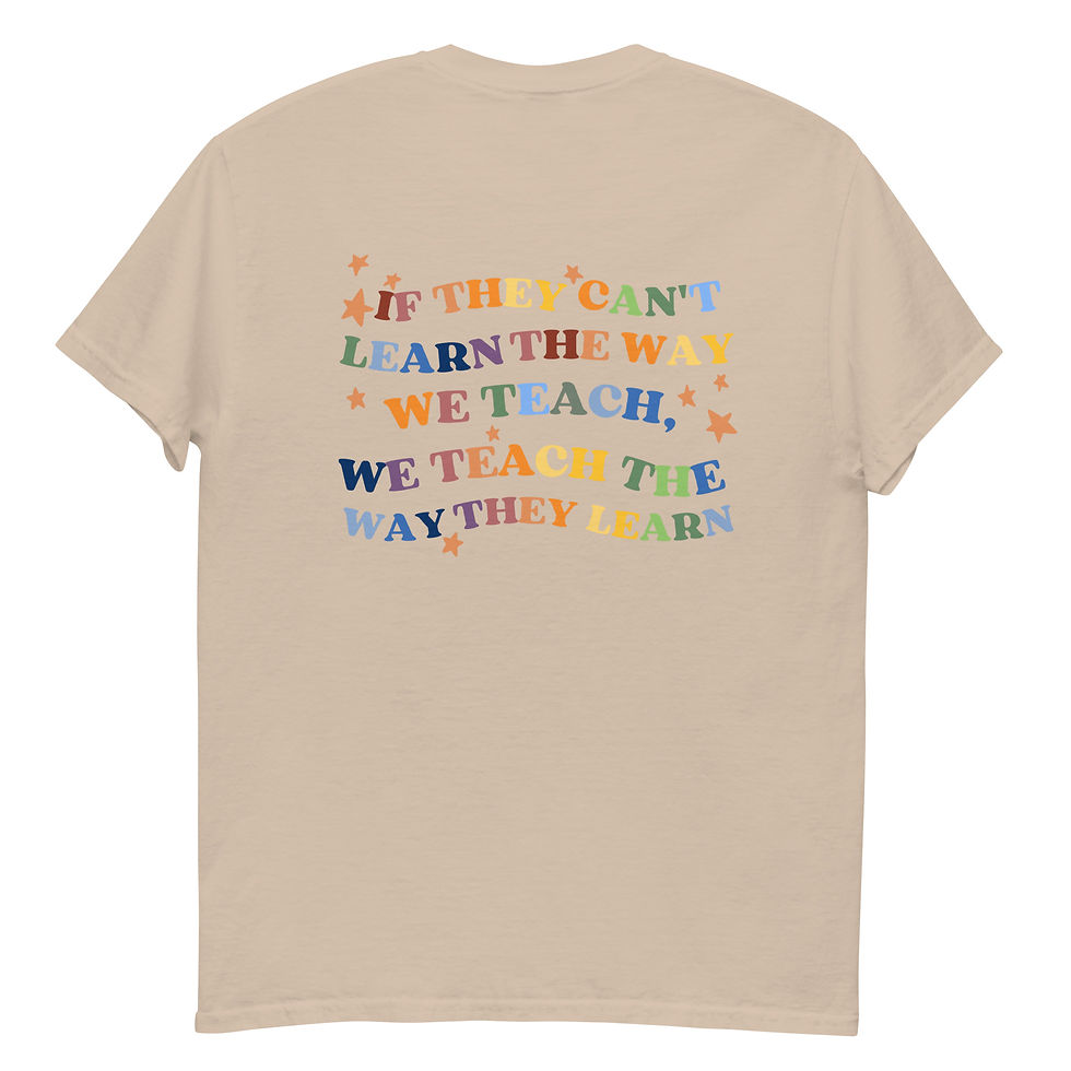 Thumbnail: teach the way they learn | analyst tee