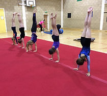 South Shropshire Gymnastic Club practice