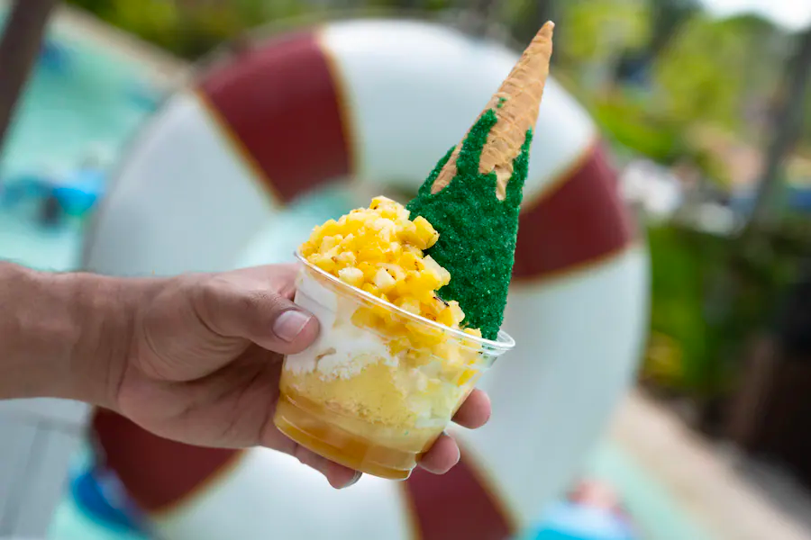 Pineapple Upside Down Cone at Disney's Typhoon Lagoon
