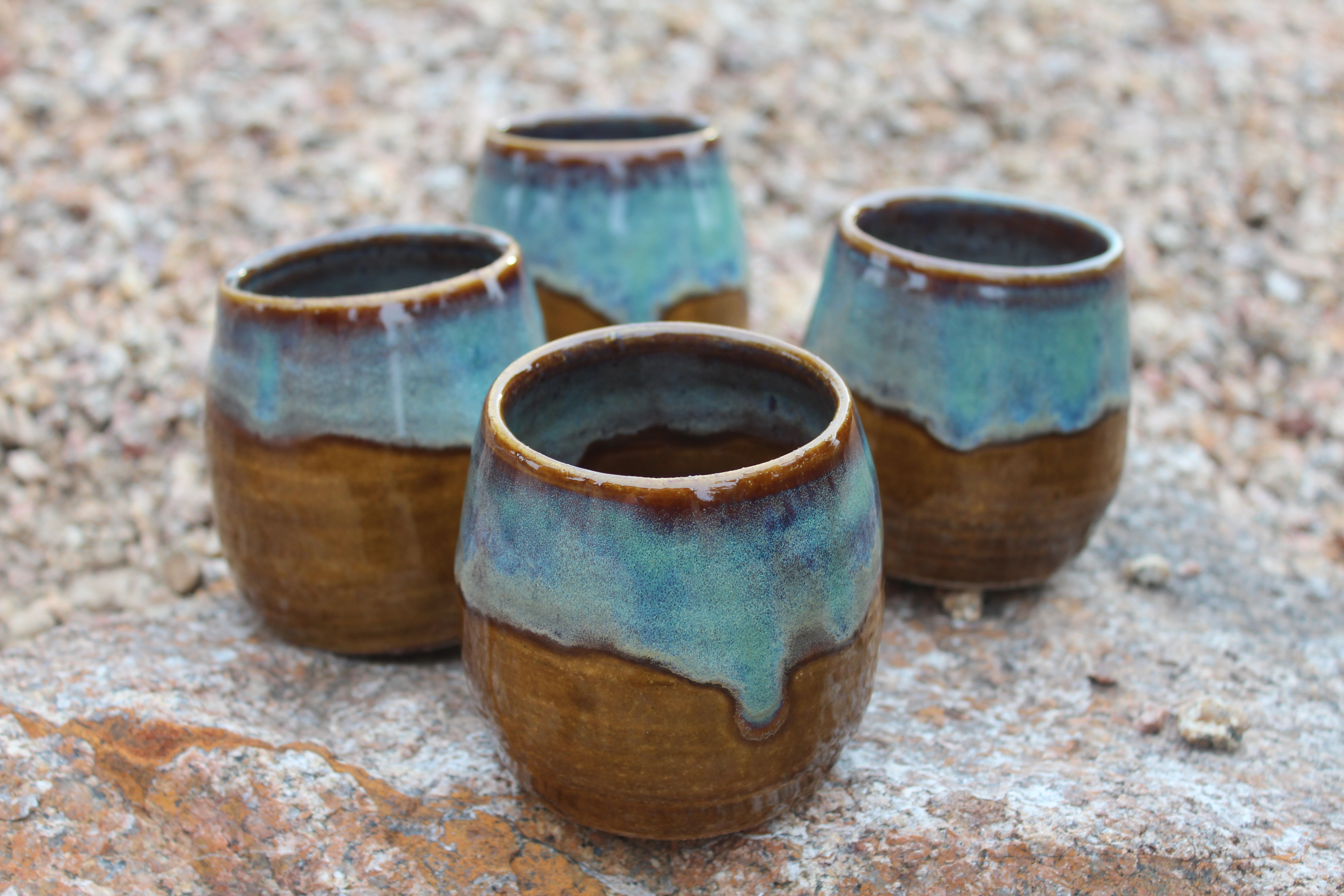 Scotch or wine glasses, set of 4