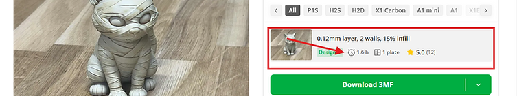 Mummy Cat 3d Print