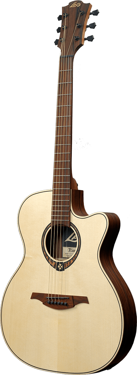 GUITARE LÂG Tramontane Auditorium Slim Cutaway Electro - T270ASCE