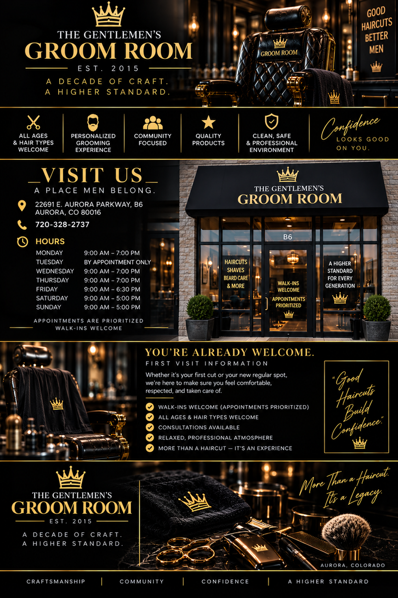 The Gentlemen's Groom Room
