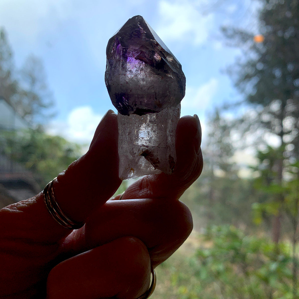 Enchanted Amethyst Phantom Scepter with Lepidocrosite