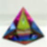 Enchanted Rainbow Crystal Pyramid