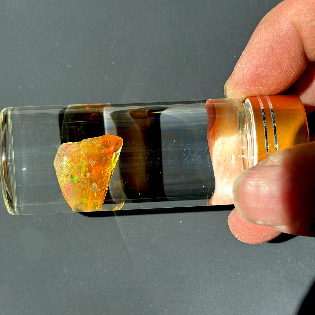 Enchanted Opal in a Bottle