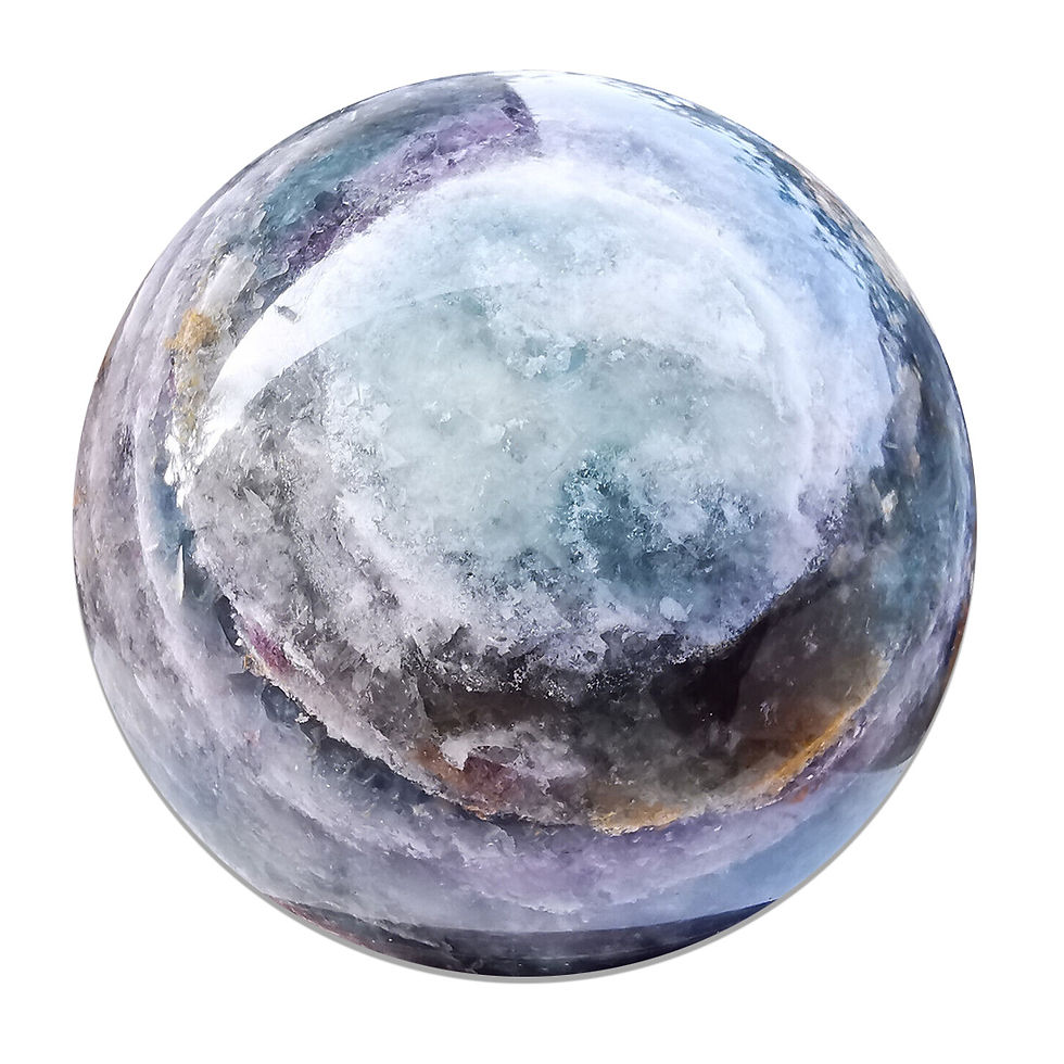 Thumbnail: Enchanted Purple-Green Fluorite Sphere