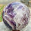 Thumbnail: Enchanted 90mm (3.5") Chevron Dream Amethyst Sphere